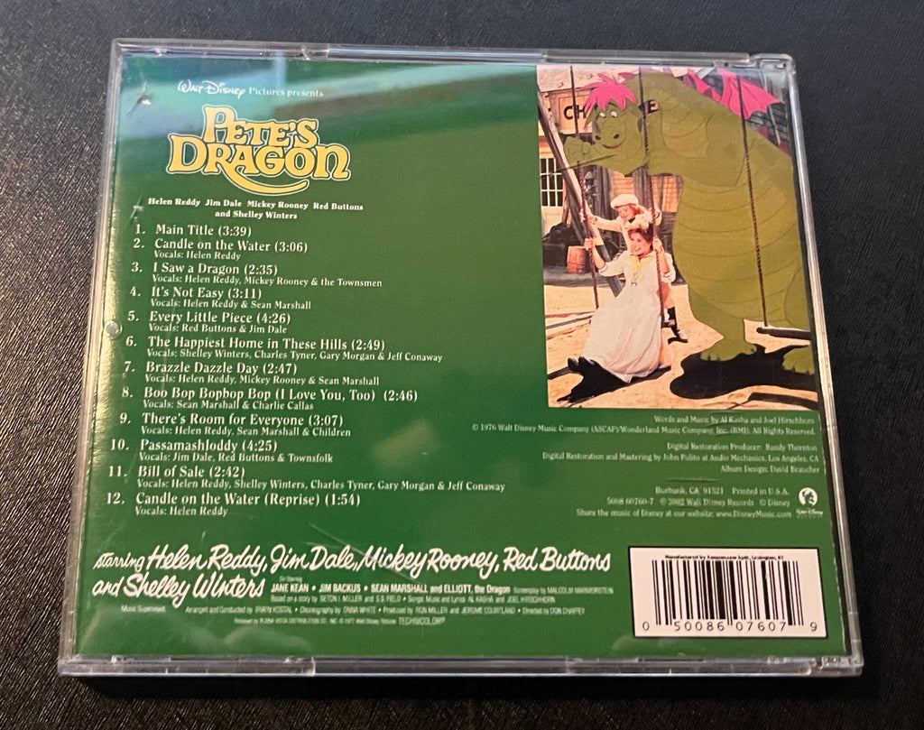 Walt Disney's Pete's Dragon 1977 OST (Original Soundtrack) CD (2006 Release)