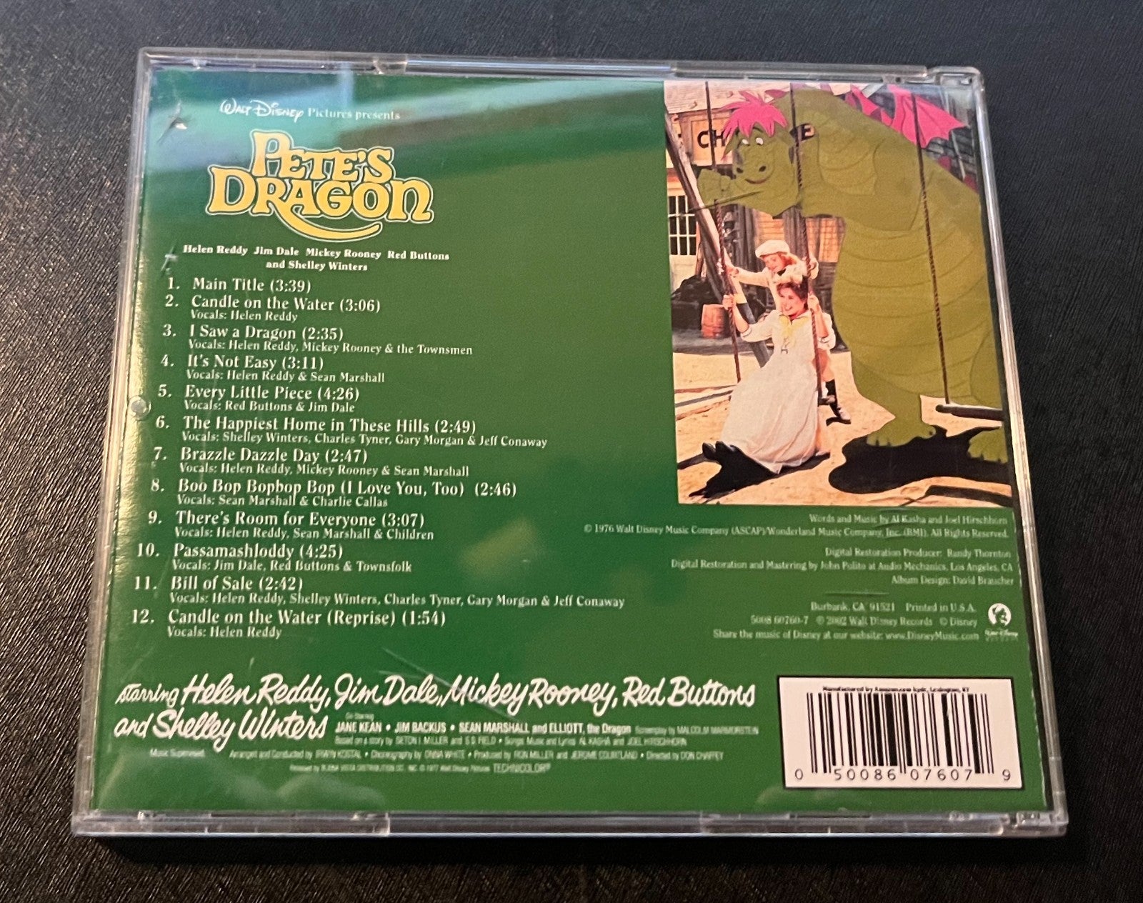 Walt Disney's Pete's Dragon 1977 OST (Original Soundtrack) CD (2006 Release)