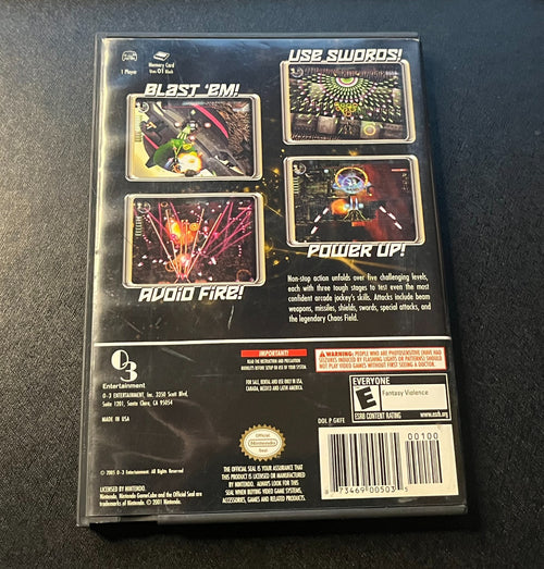 Chaos Field (Nintendo GameCube, 2005) Shmup By Treasure - CIB & Tested