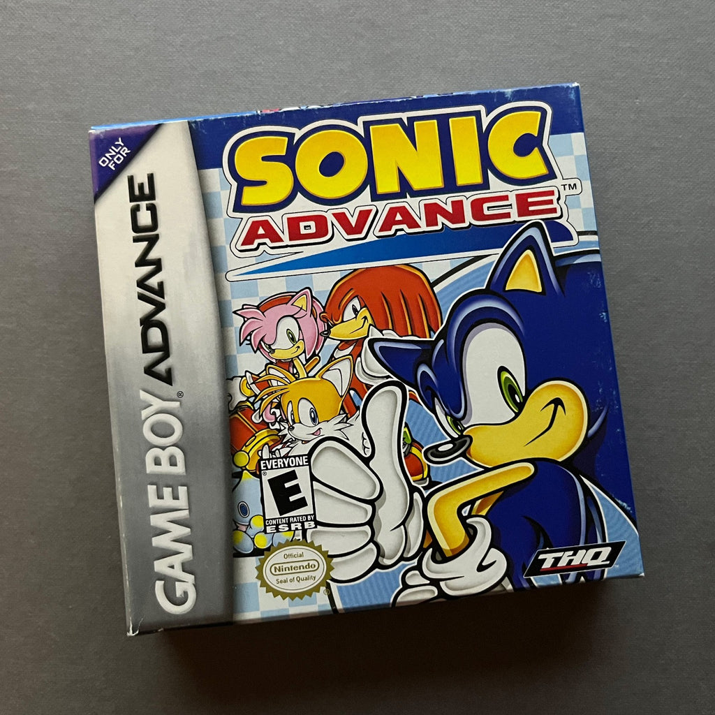 Sonic Advance GameBoy Advance (GBA, 2002) CIB Complete in Box w/Poster & Tested