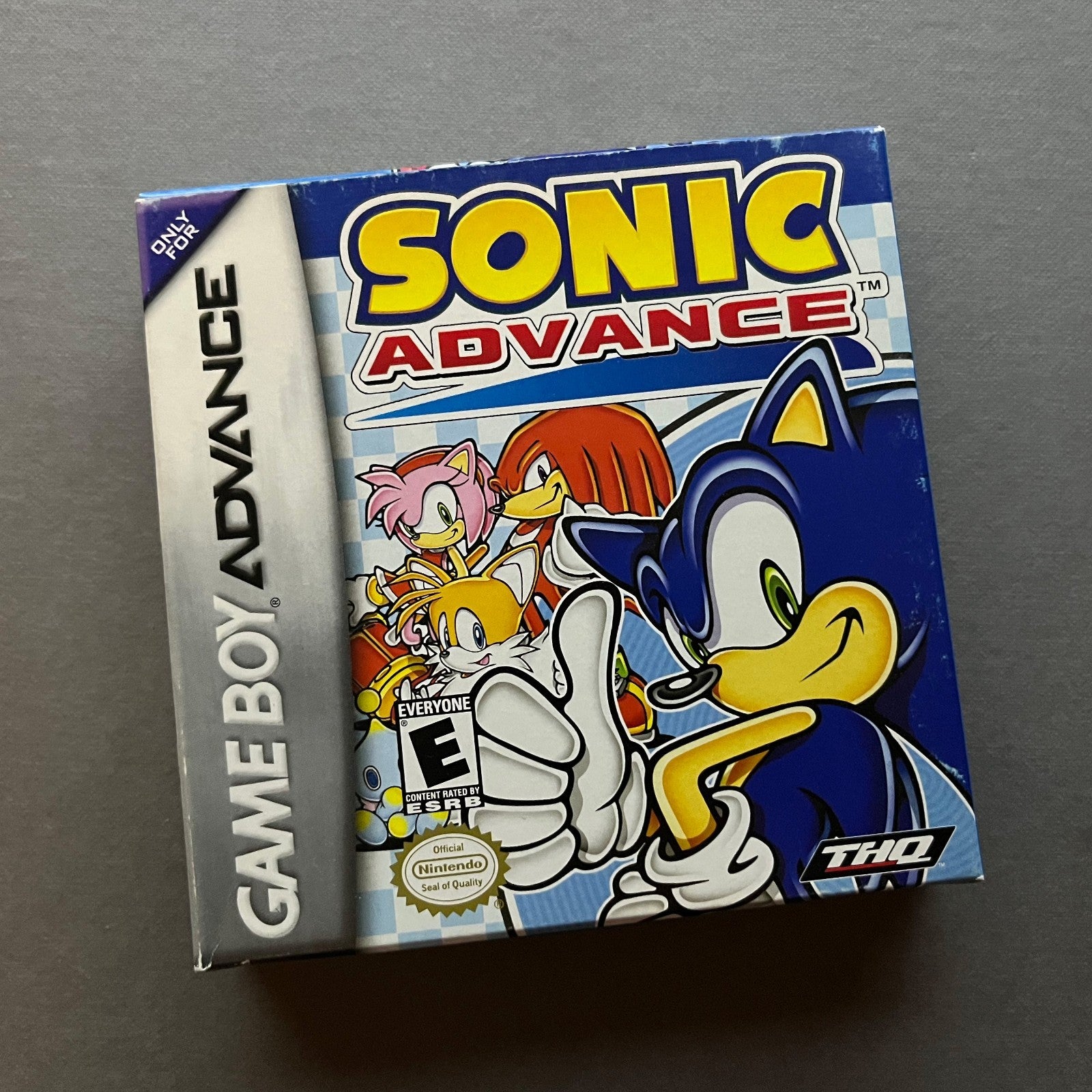 Sonic Advance GameBoy Advance (GBA, 2002) CIB Complete in Box w/Poster & Tested