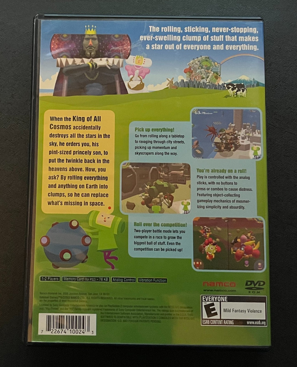 Katamari Damacy (PlayStation 2, 2004) CIB & Tested