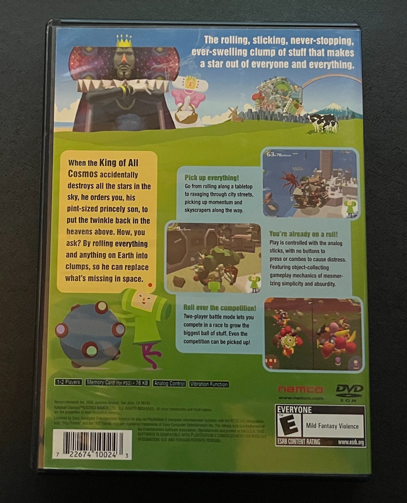 Katamari Damacy (PlayStation 2, 2004) CIB & Tested