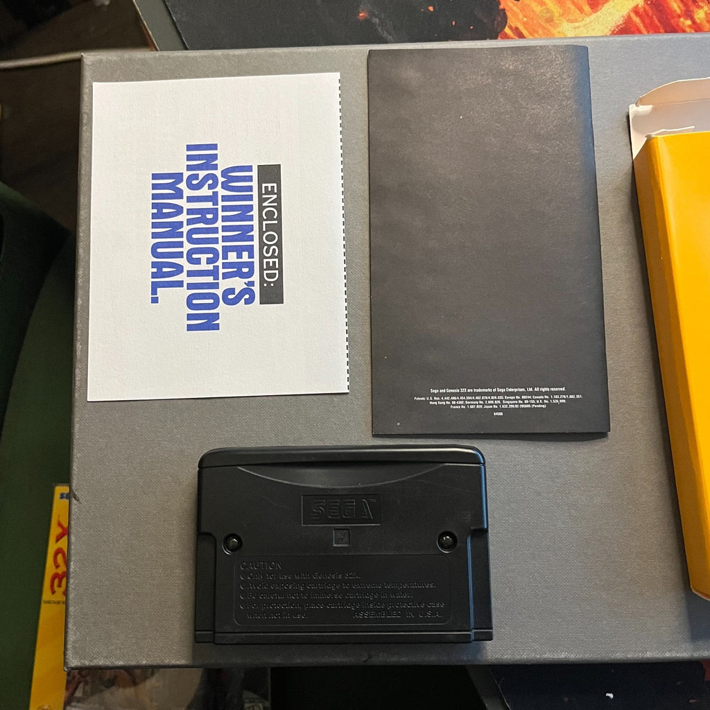Star Wars Arcade (Sega 32X, 1994) CIB Complete Tested & Working