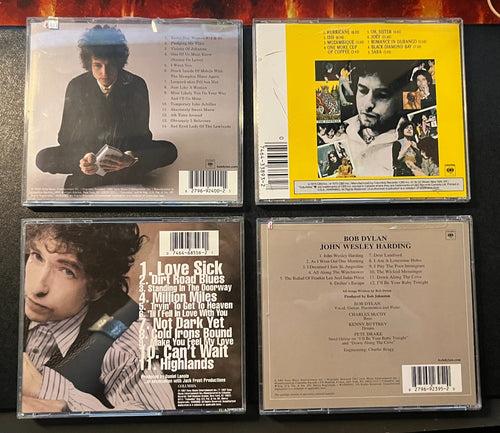 Bob Dylan 4 CD Lot/Bundle - Blonde on Blonde & John Wesley Harding REMASTERED