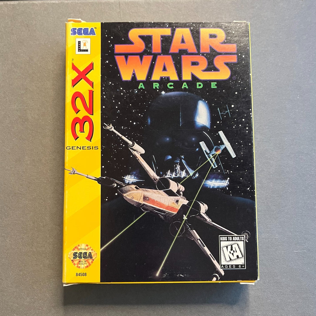 Star Wars Arcade (Sega 32X, 1994) CIB Complete Tested & Working