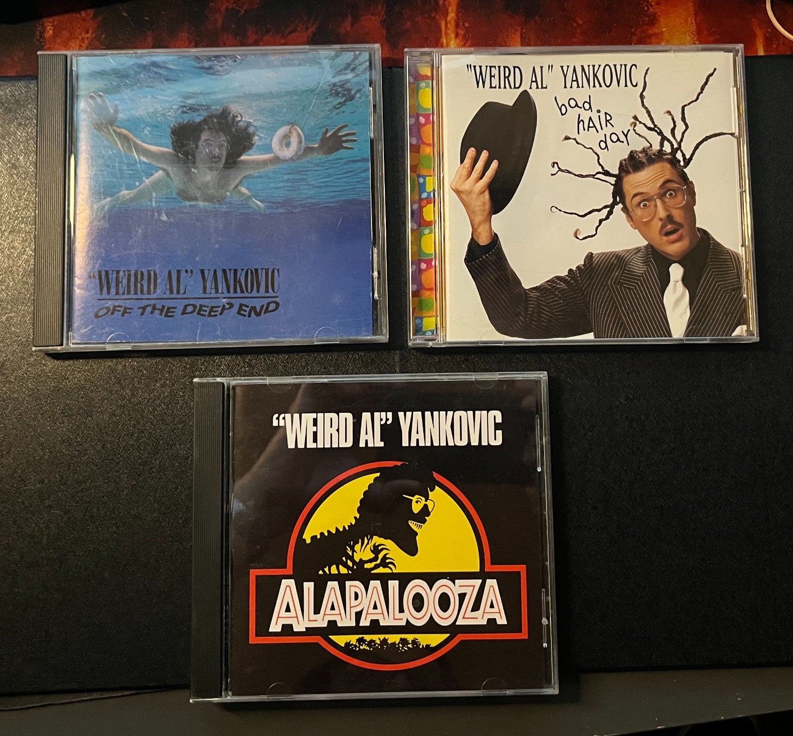 Weird Al Yankovic 3 CD Lot/Bundle - Off the Deep End, Alapalooza & Bad Hair Day