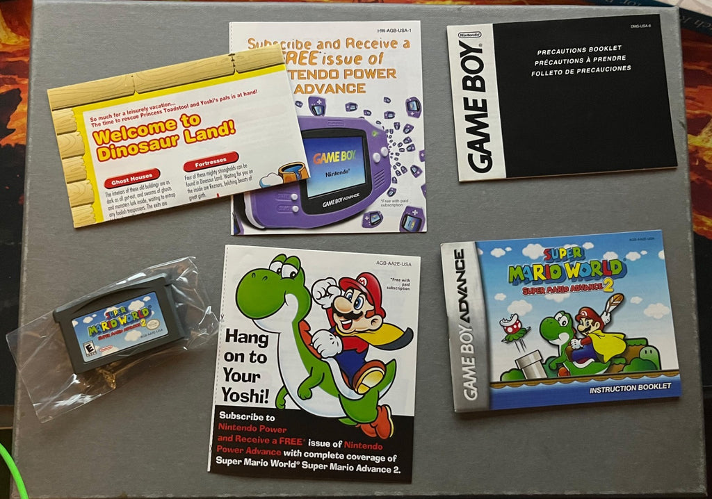 Super Mario Advance 2 for Nintendo Game Boy Advance (GBA, 2002) Complete Tested