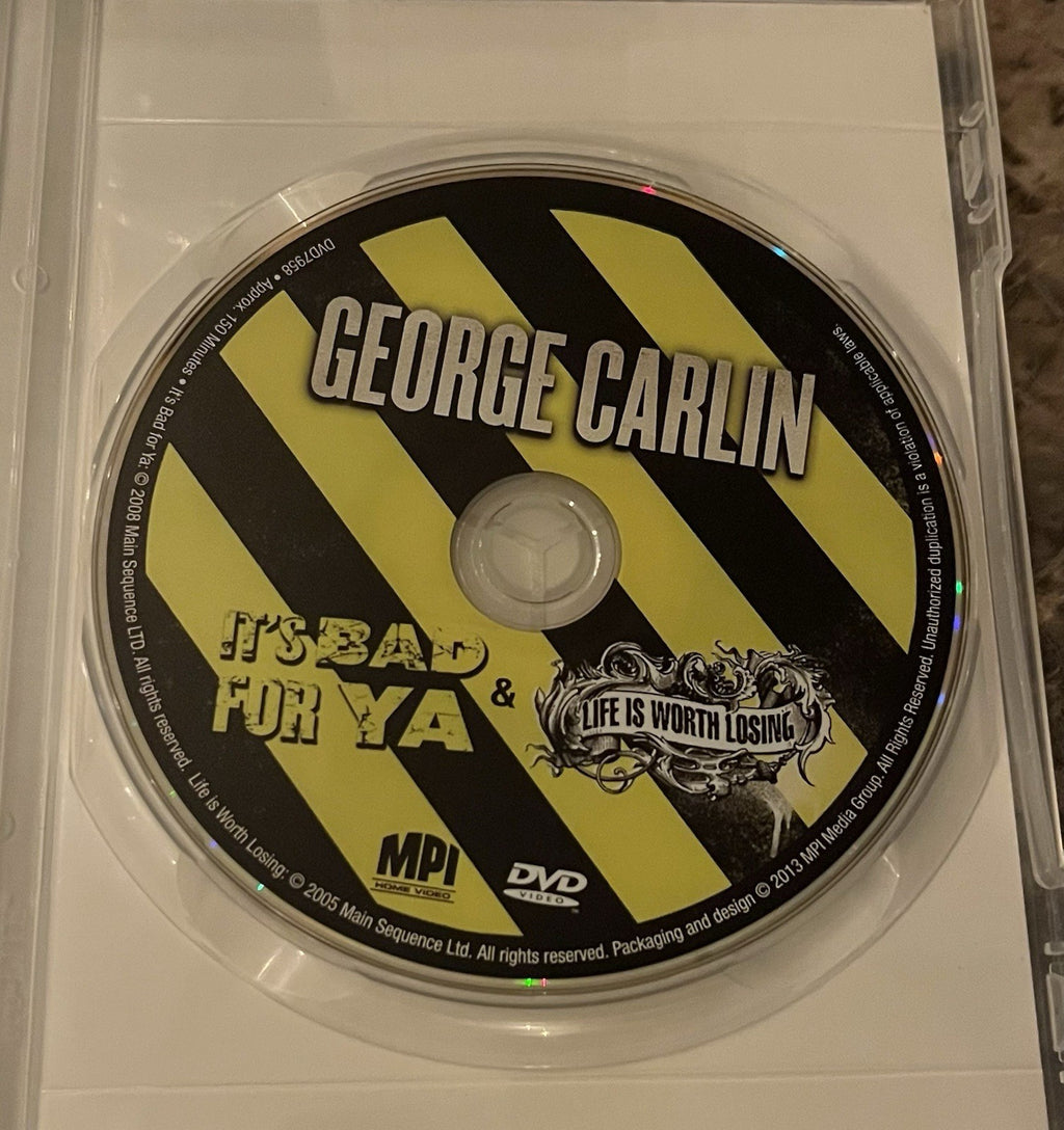 George Carlin: It's Bad for Ya / Life Is Worth Losing Double Feature (DVD, 2005)