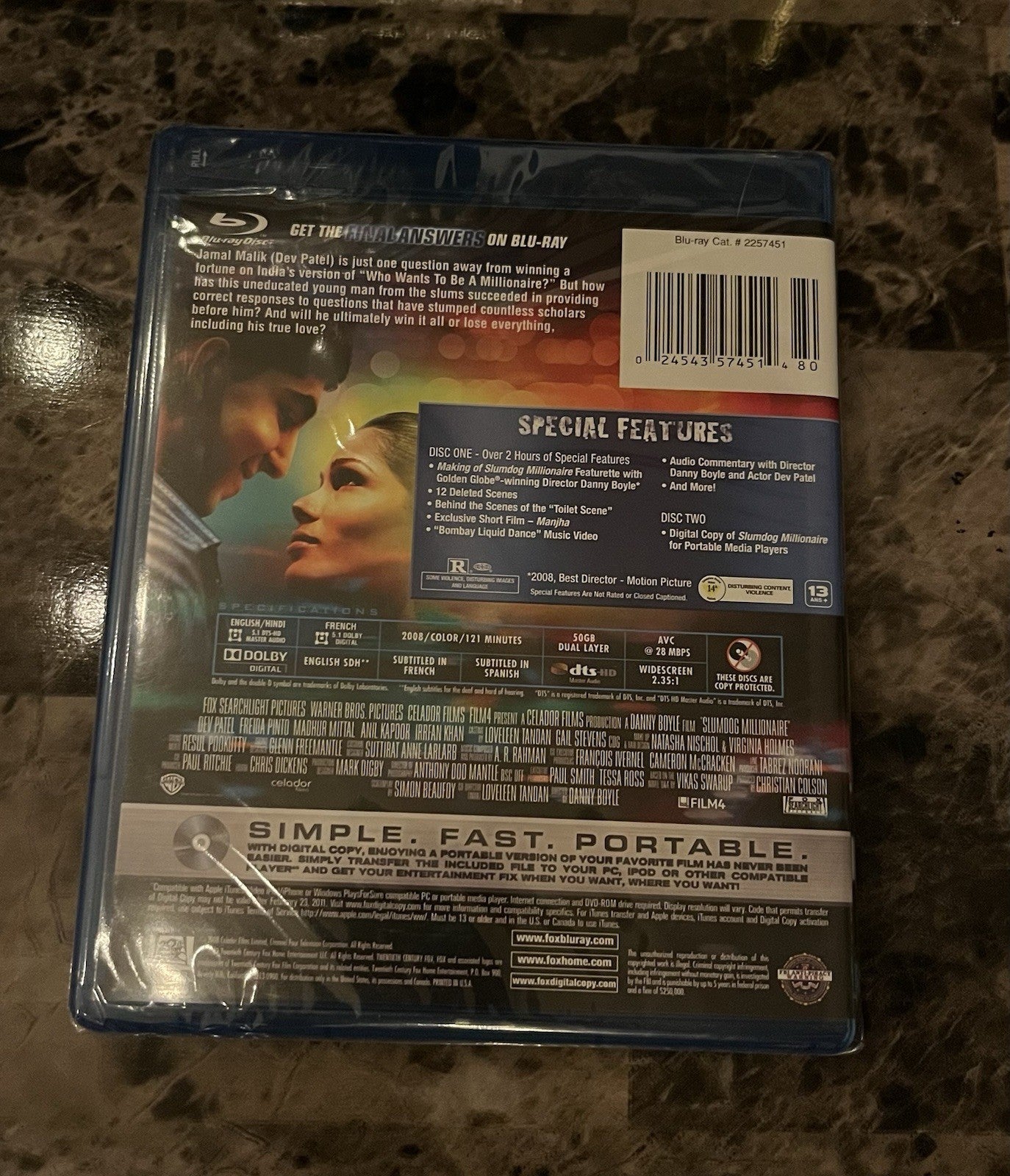 Slumdog Millionaire (Blu-ray, 2008)