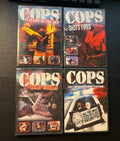 COPS Too Hot For TV - 4 DVD LOT Bad Girls, Shots Fired, Anniversary, Caught Act