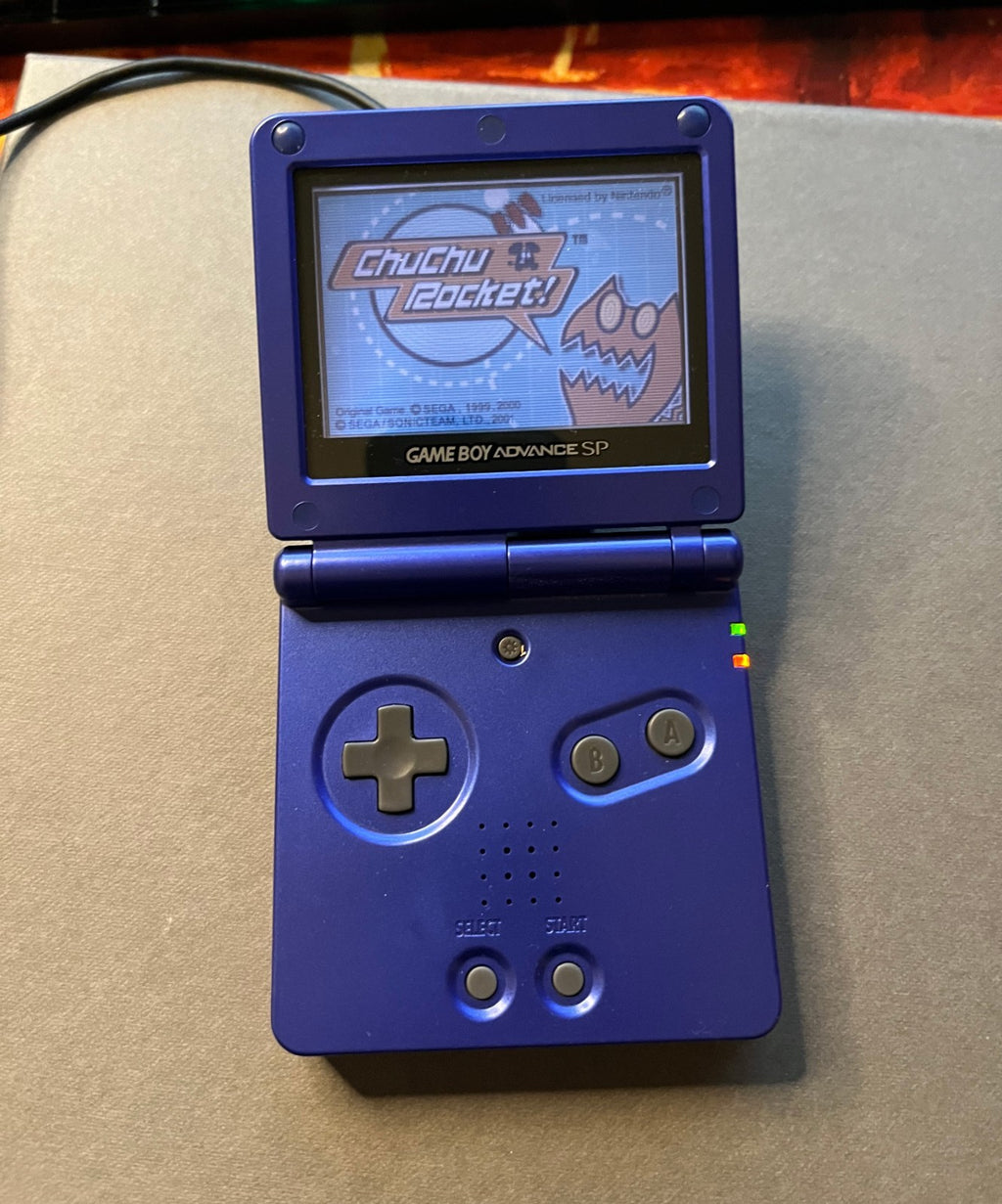 Game Boy Advance SP AGS-001 Cobalt Blue - Complete (CiB) Excellent & Tested