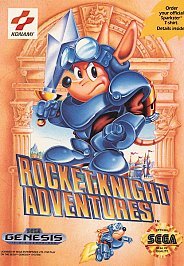 Rocket Knight Adventures (Sega Genesis, 1993) Cartridge Only - Tested & Working